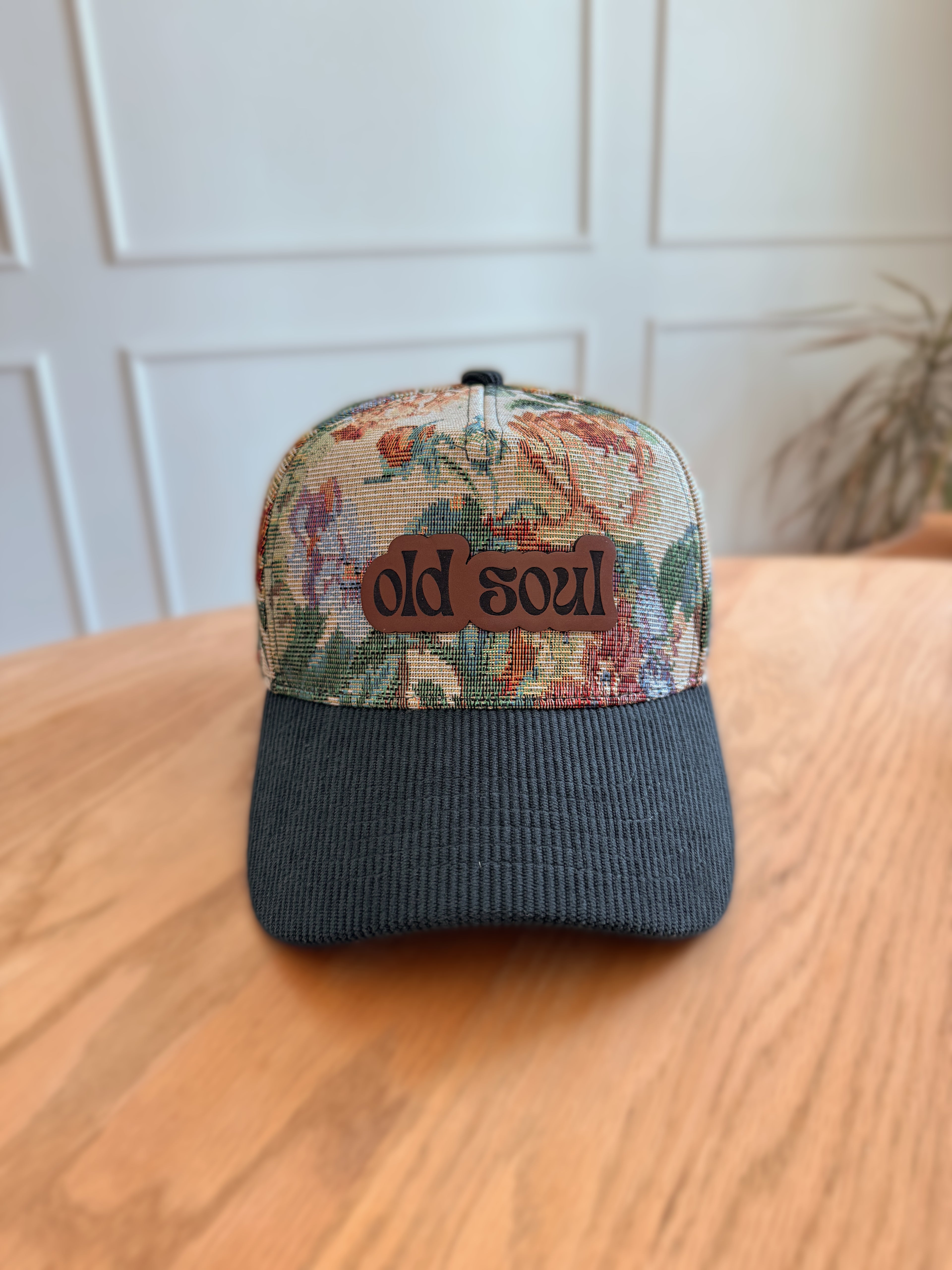 Old Soul Floral Tapestry Hat