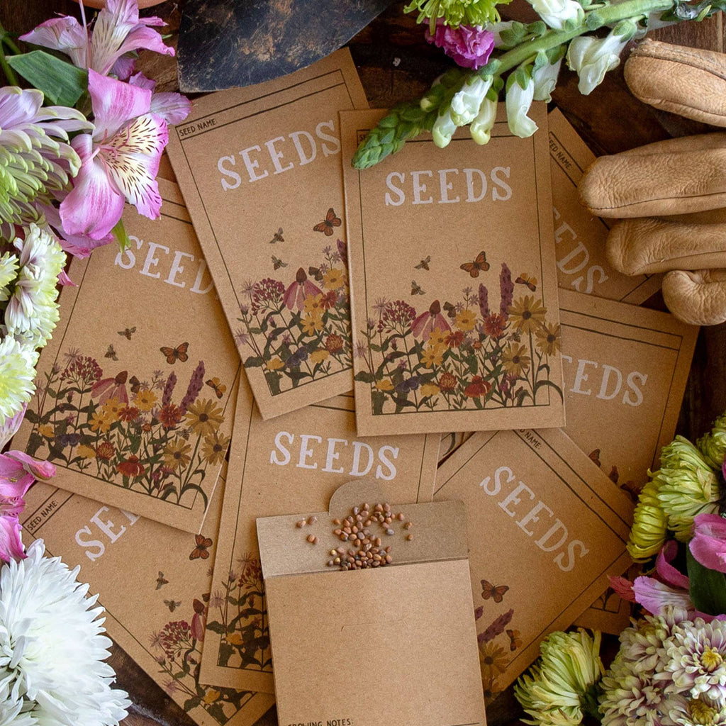Flower Seed Storage Packets