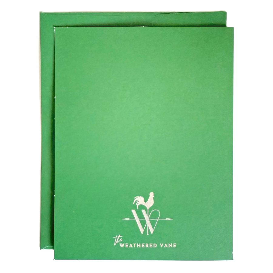 Floral Oval Greeting Card