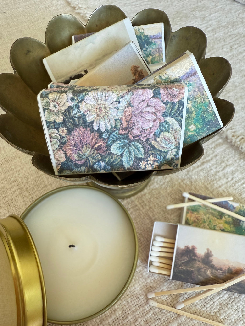 Tapestry Floral Matchbox