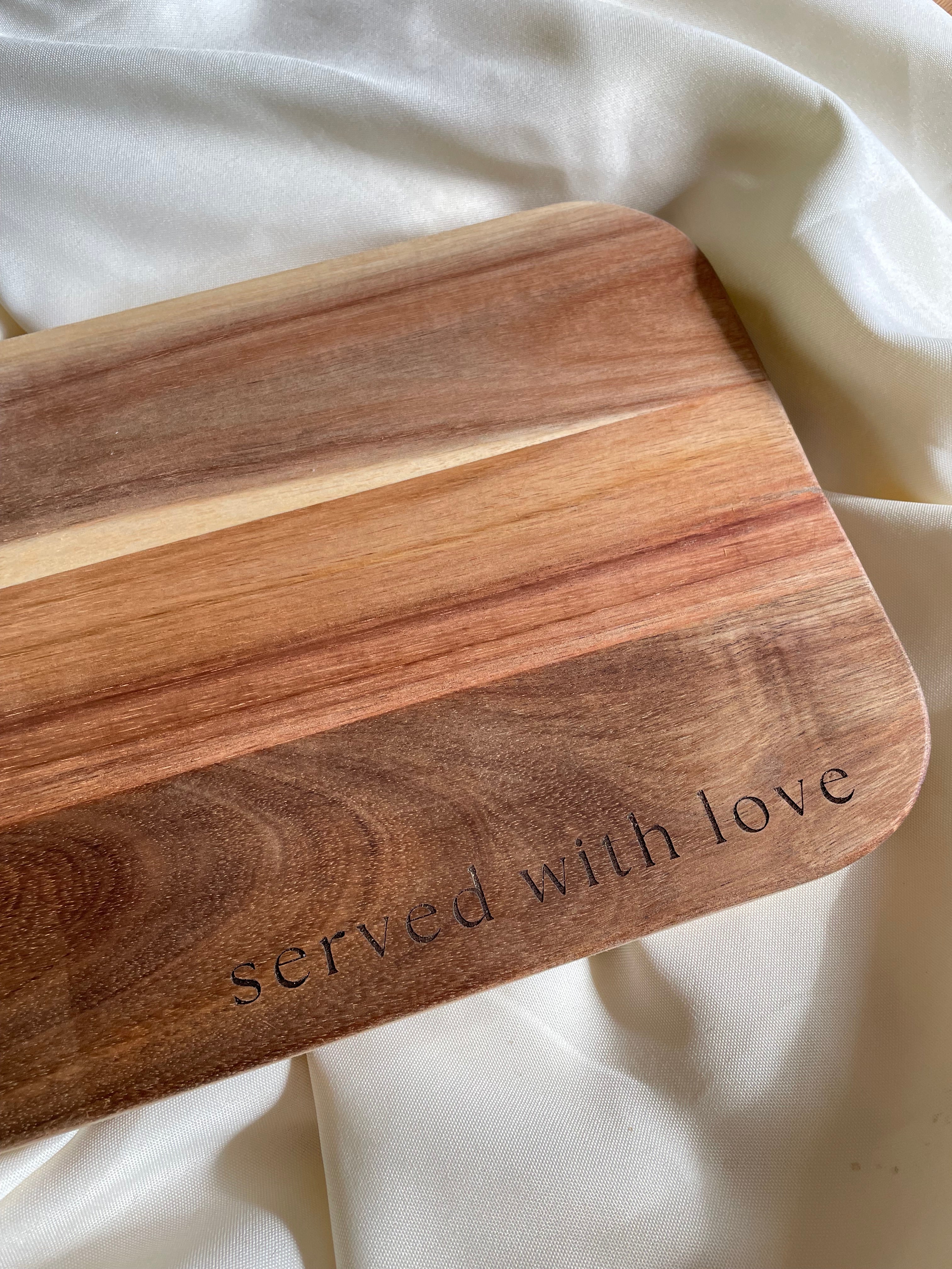 Served with Love Cutting Board