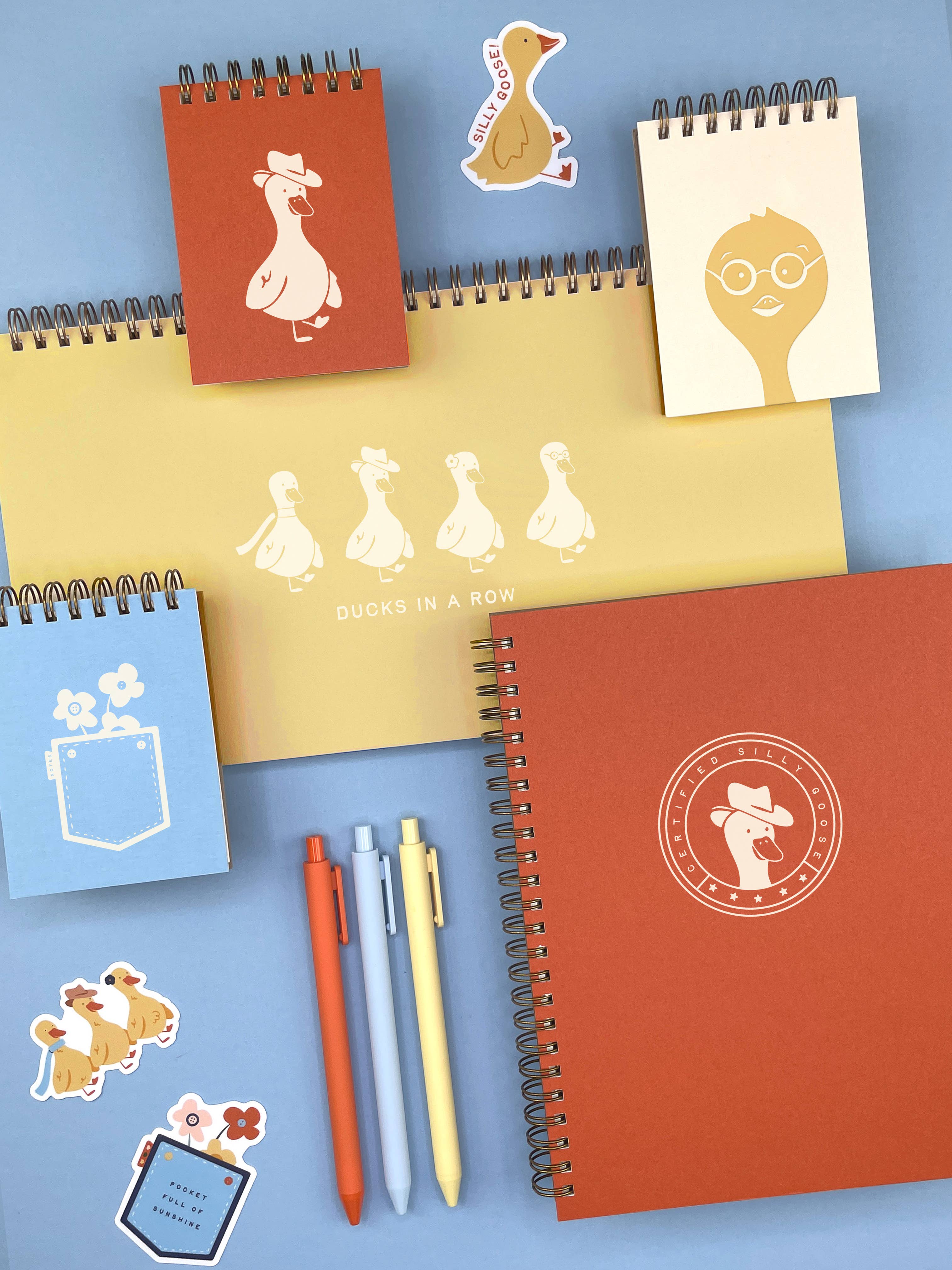 Howdy Duck Mini Jotter Notebook