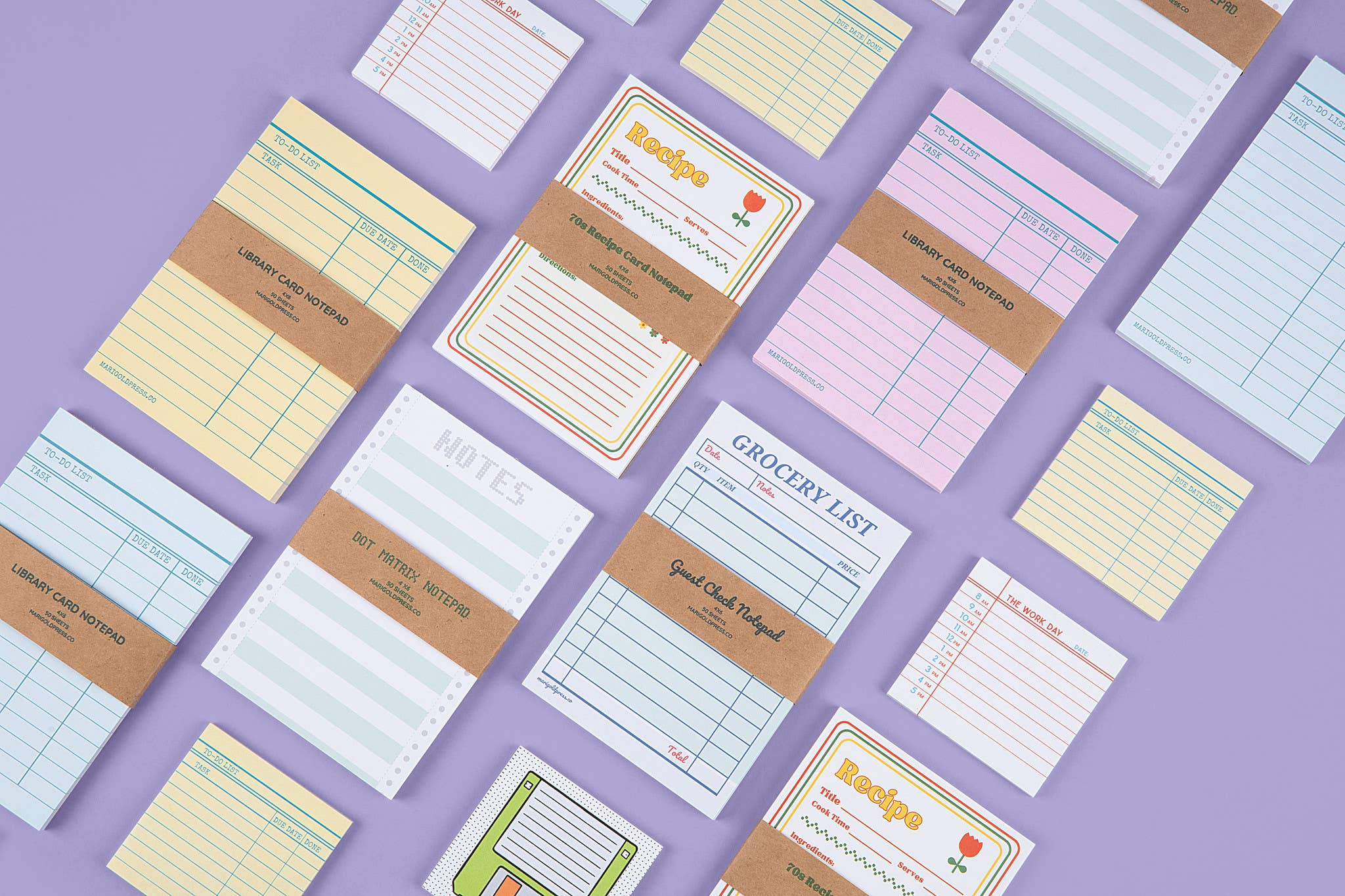 Library Card Notepad