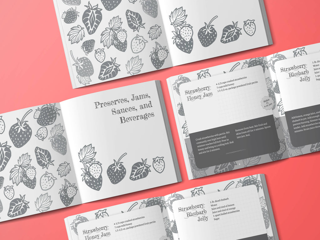 101 Strawberry Recipes | Pocket-Size Cookbook