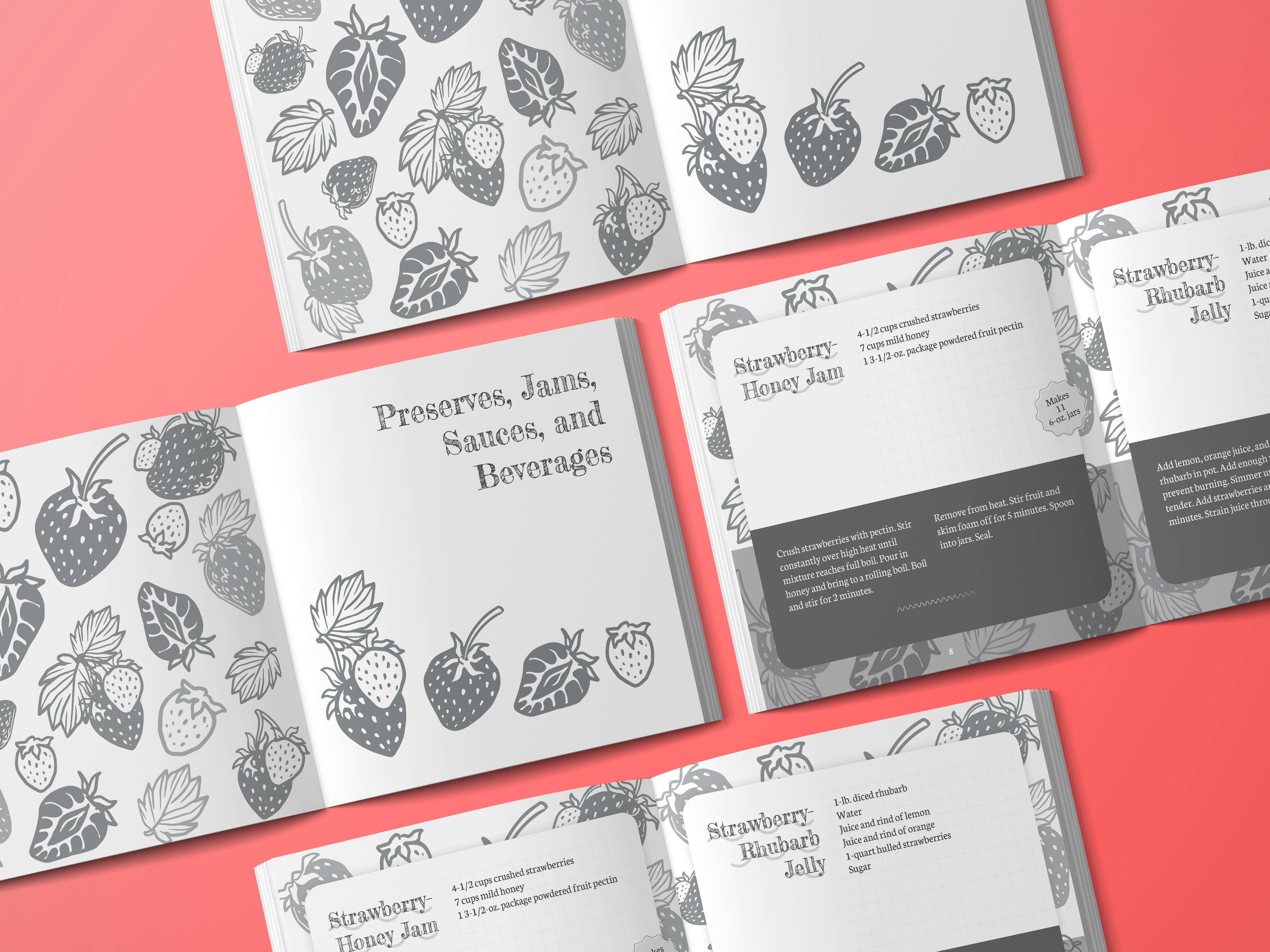 101 Strawberry Recipes | Pocket-Size Cookbook