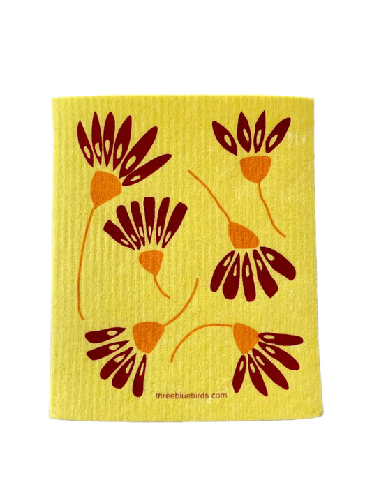 Floral Swedish Dishcloths