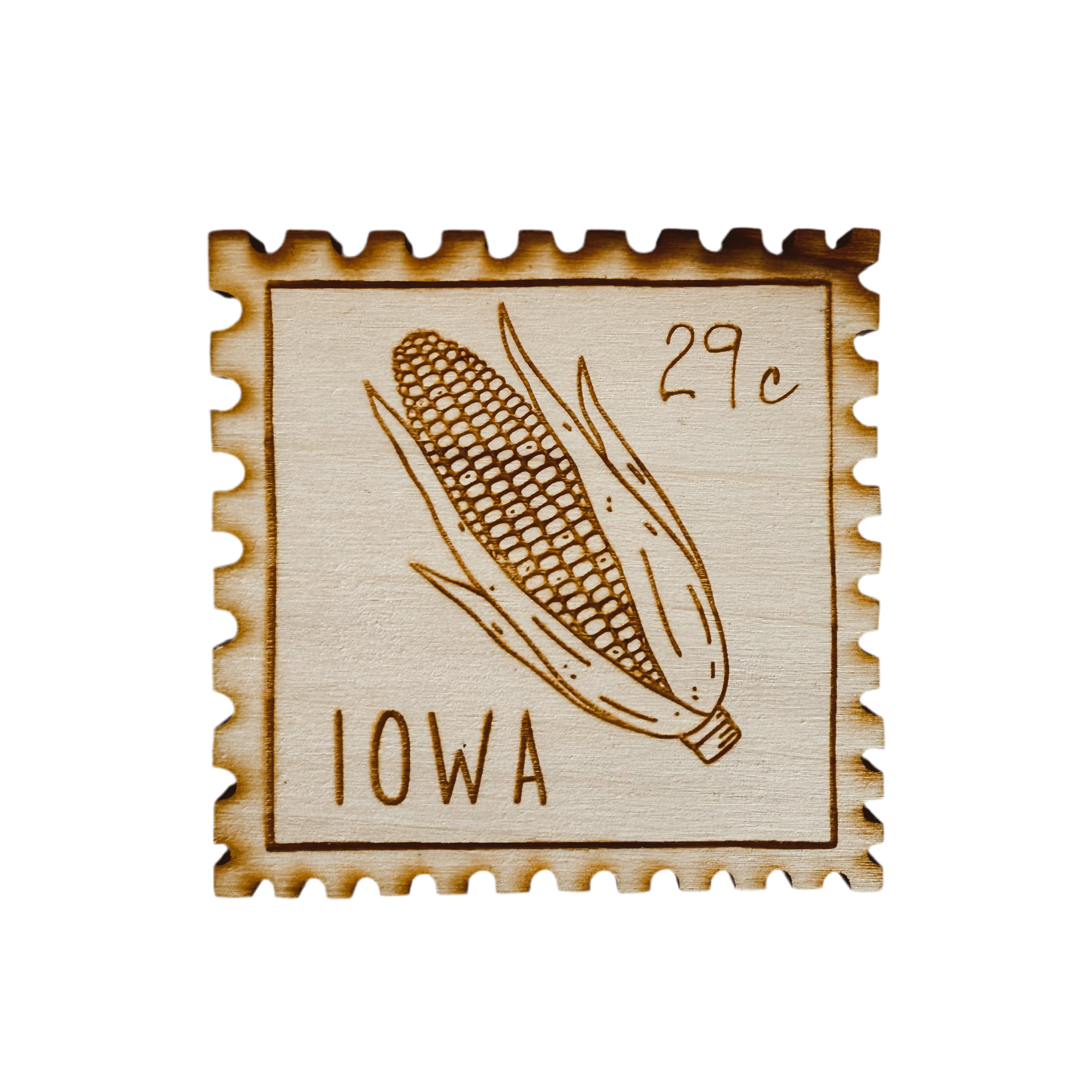 Iowa Corn Postage Stamp Magnet