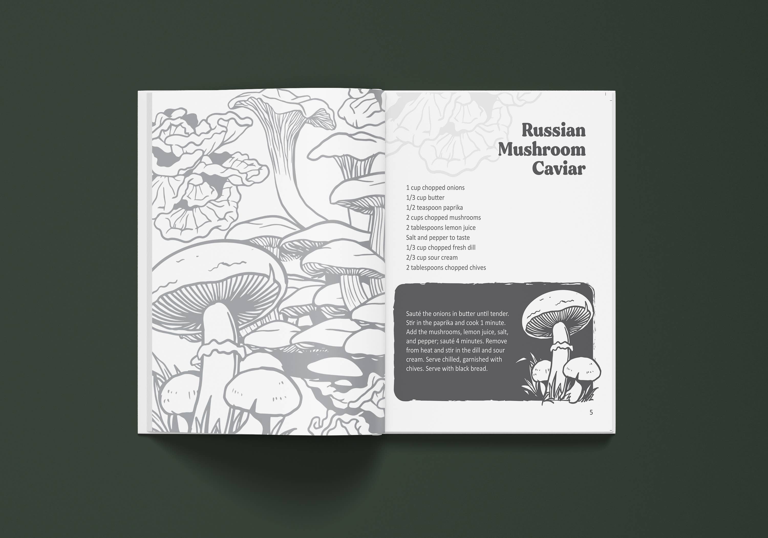 Wild Mushroom Recipes | Pocket-Sized Cookbook