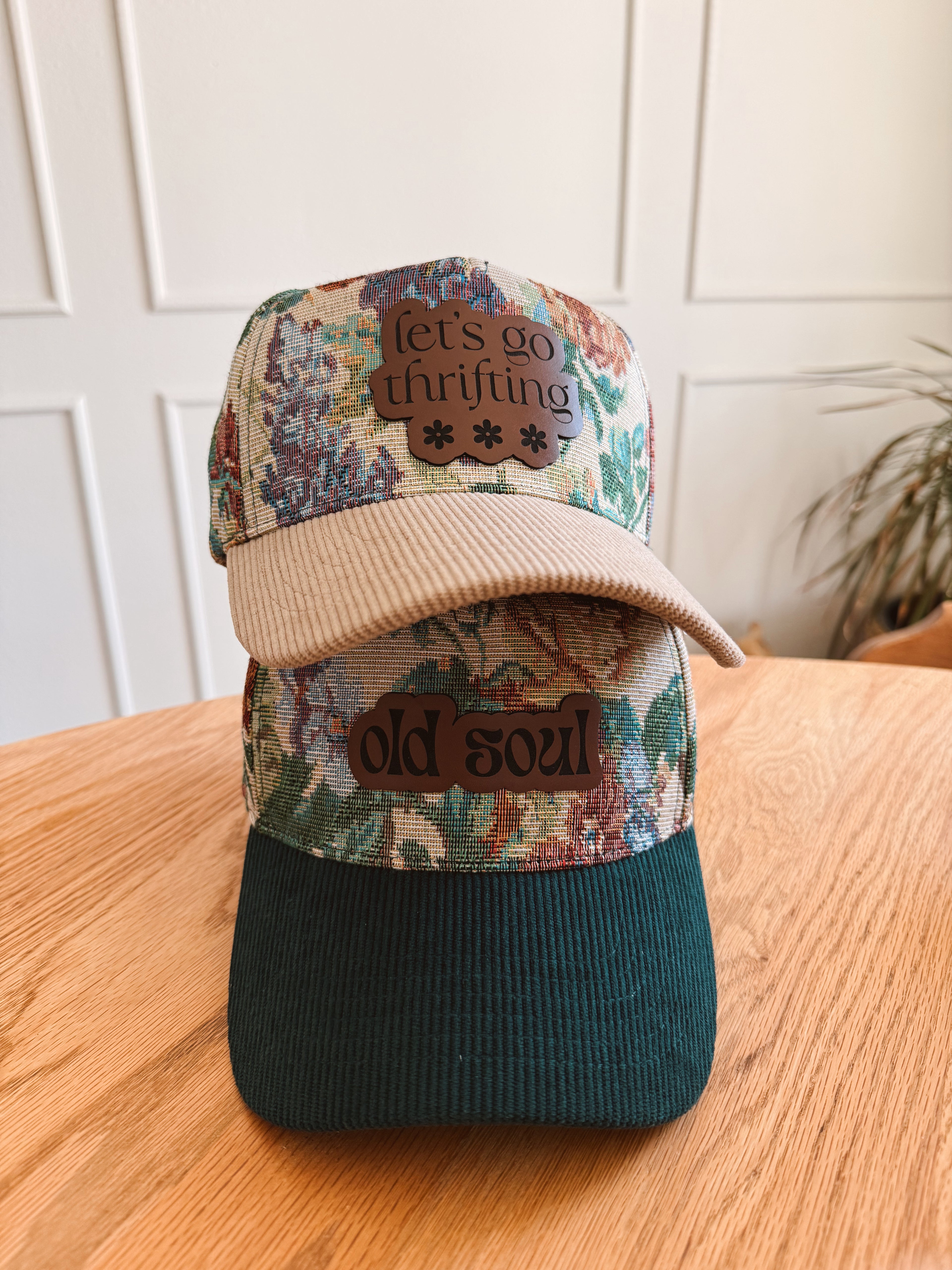 Old Soul Floral Tapestry Hat