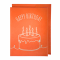 Birthday Cake Greeting Card