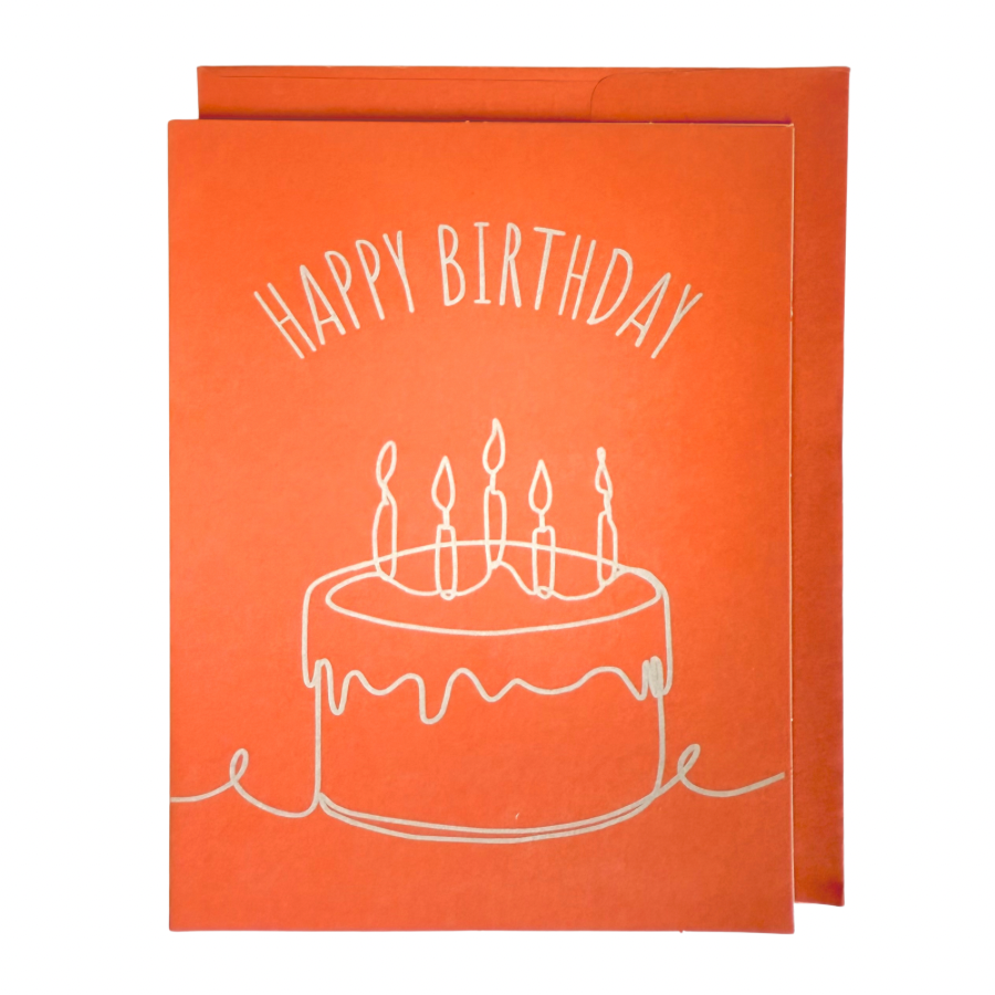 Birthday Cake Greeting Card