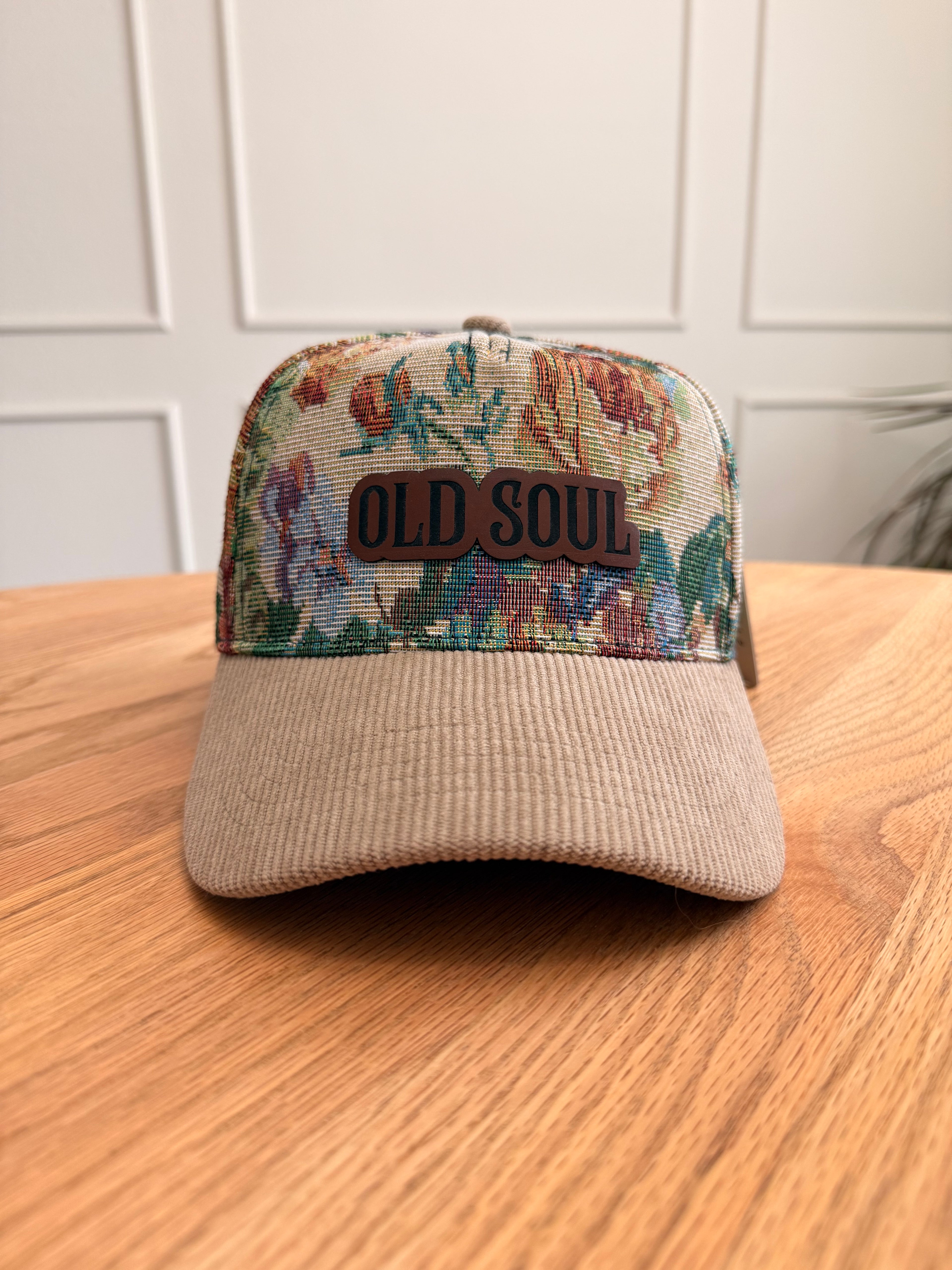 Old Soul Floral Tapestry Hat