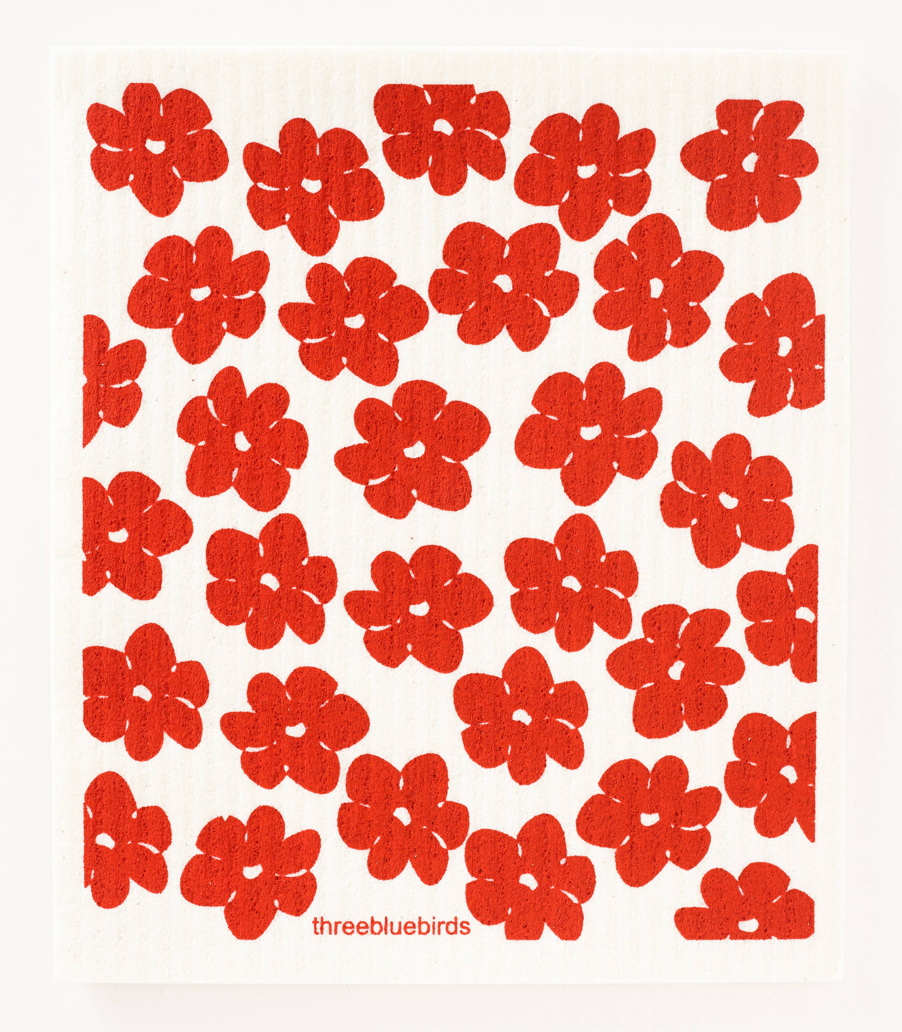 Poppies Swedish Dishcloth