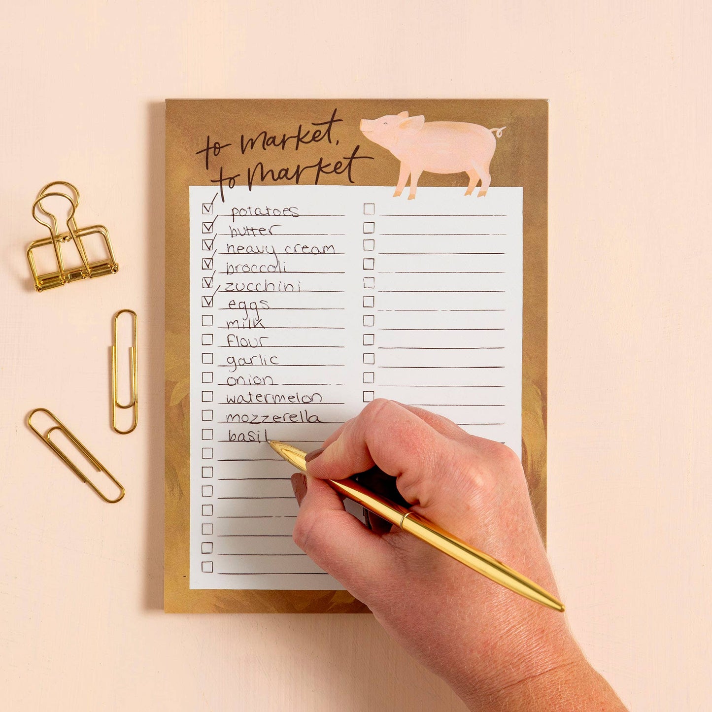 To Market Pig Notepad