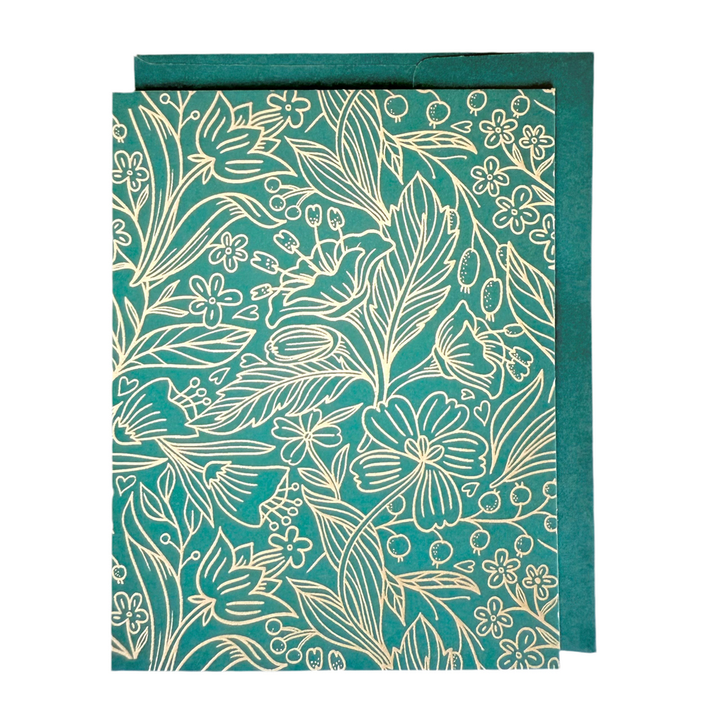 Wild Floral Greeting Card