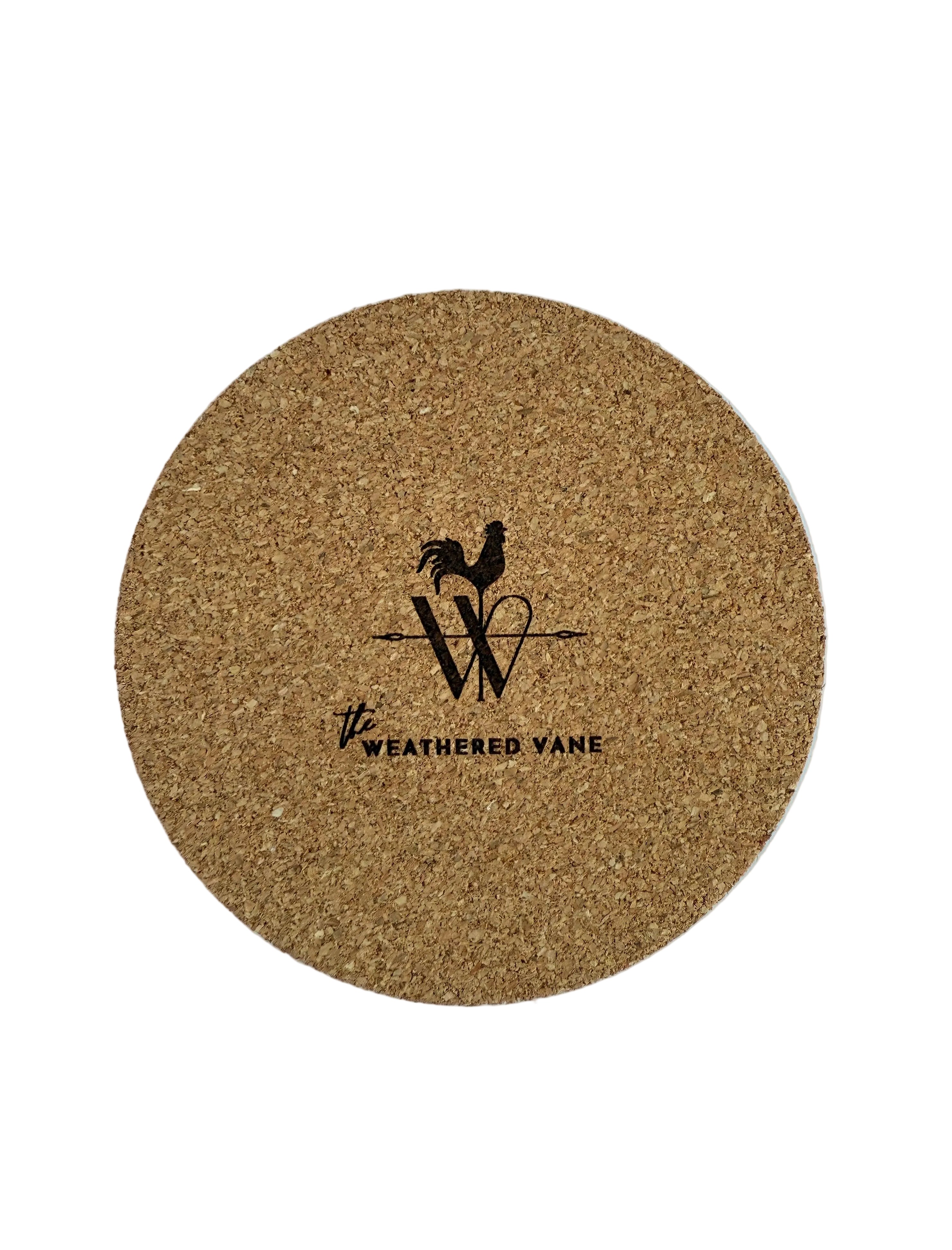 Please Hesitate to Reach Out Cork Coaster