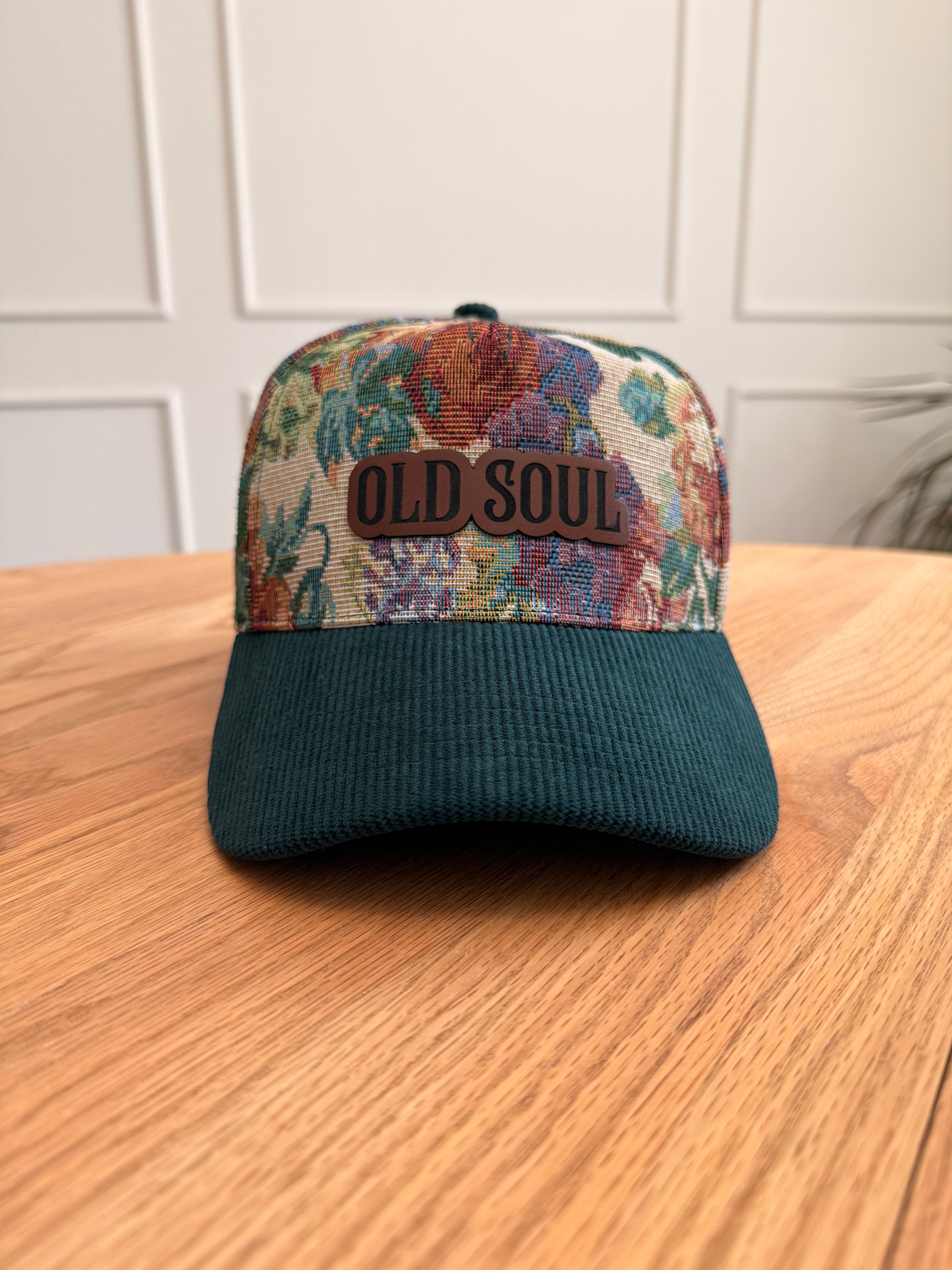 Old Soul Floral Tapestry Hat