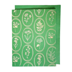 Floral Oval Greeting Card