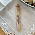 Single Vintage Engraved Clothespin
