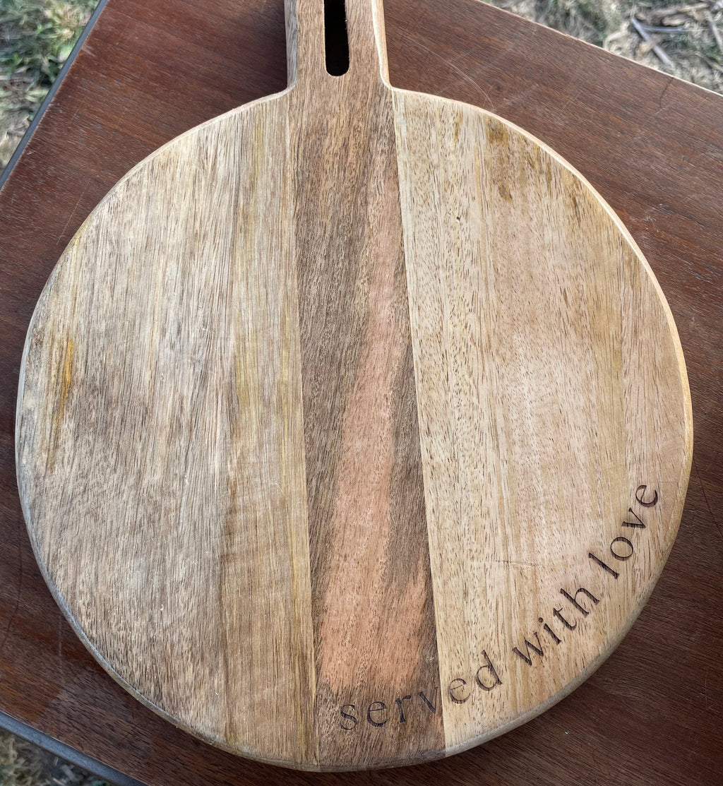 Served with Love Cutting Board