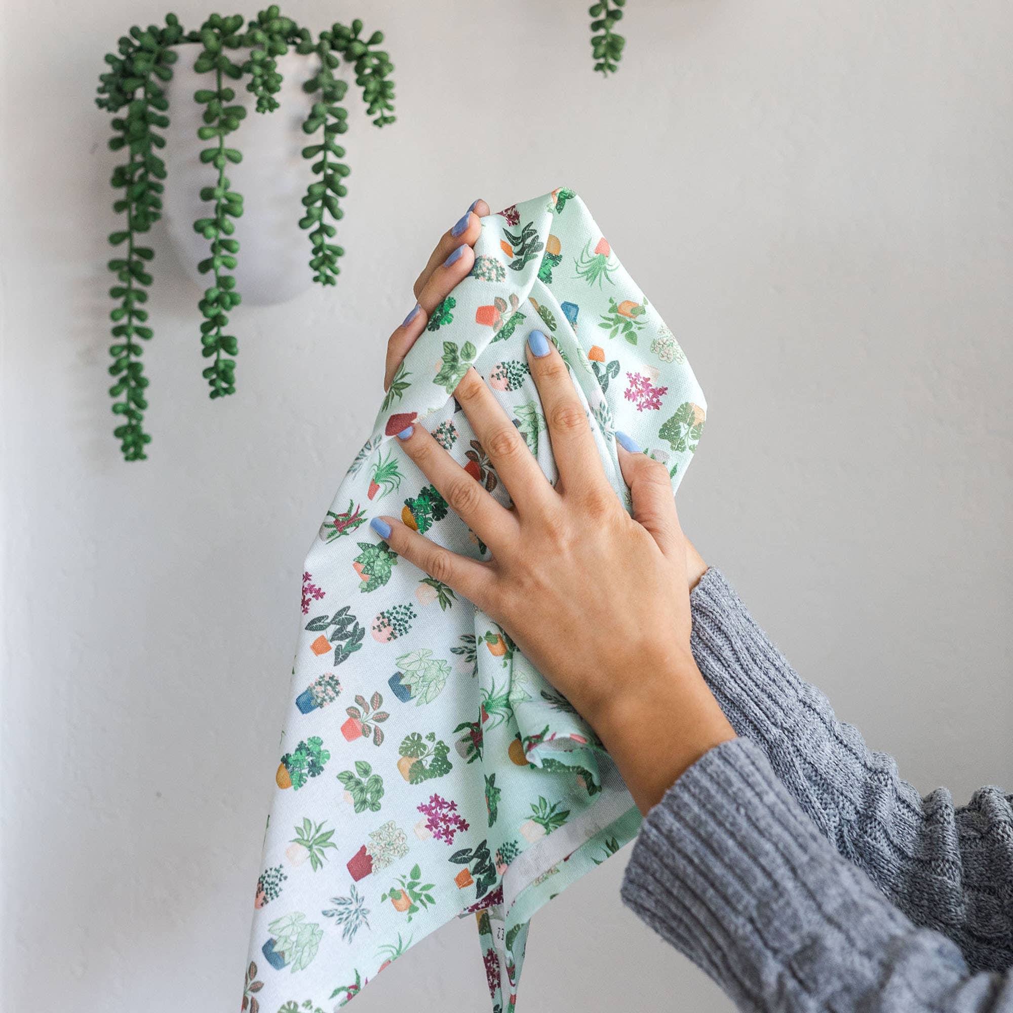 Houseplants Kitchen Towel | 100% Cotton