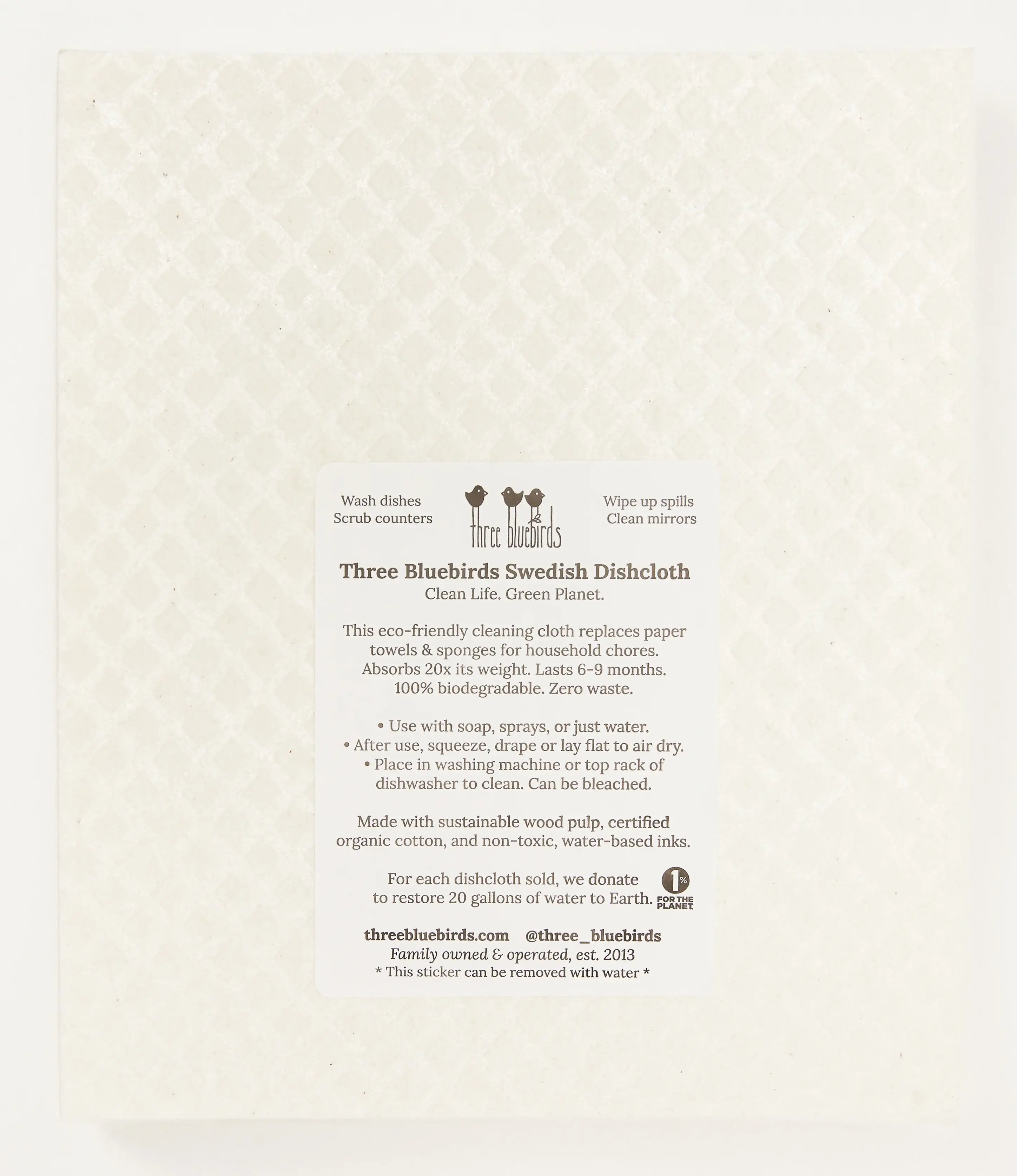 Gerbera Swedish Dishcloth