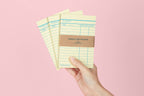 Library Card Notepad