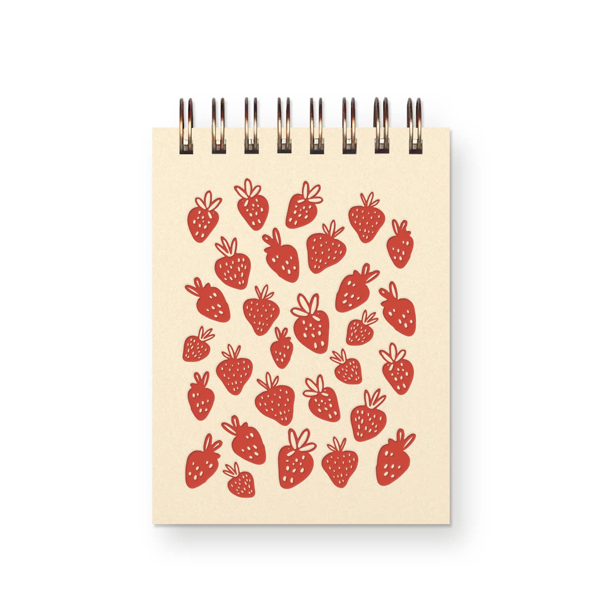 Strawberry Print Mini Jotter Notebook